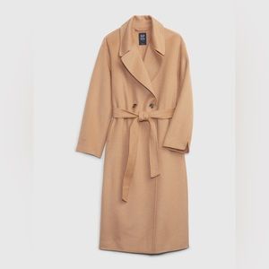 Recycled Double-Faced Wool Wrap Coat | Gap